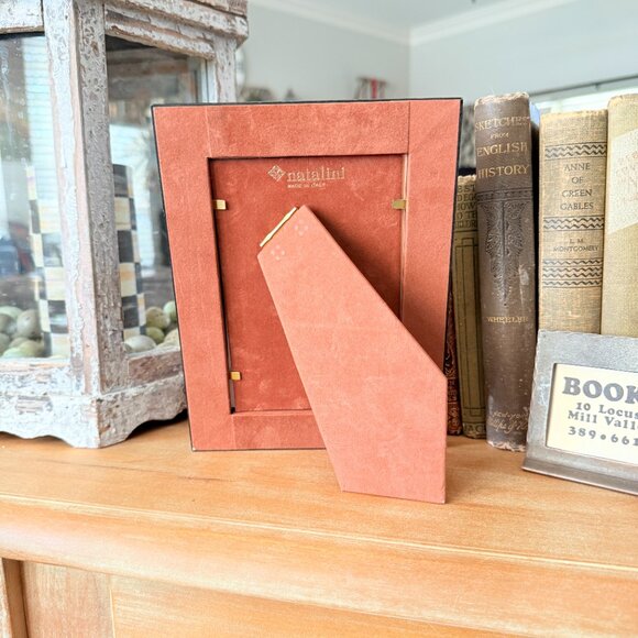 Vintage Italian marquetry frame with picture of Sophia Loren - Picture 6 of 8